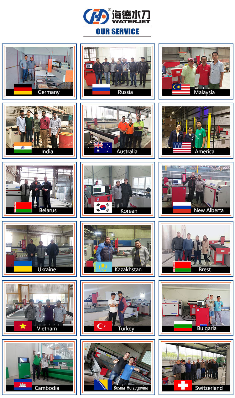 waterjet cutting machine su jeti kesme makinesi