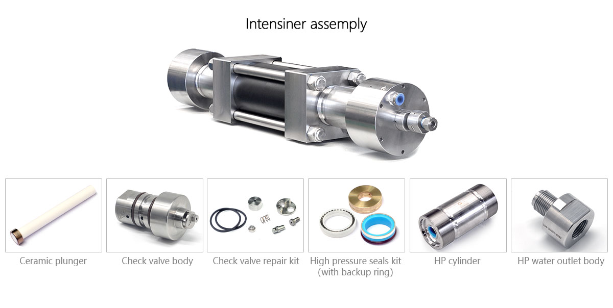 Su jeti kesme makinesi yedek parçaları