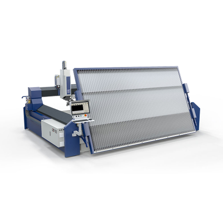 2025 Yeni Tasarım 5 Eksen Kafası 4000*2000mm Su Jeti Kesme Makinesi 