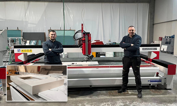 Su jeti kesme makinesi