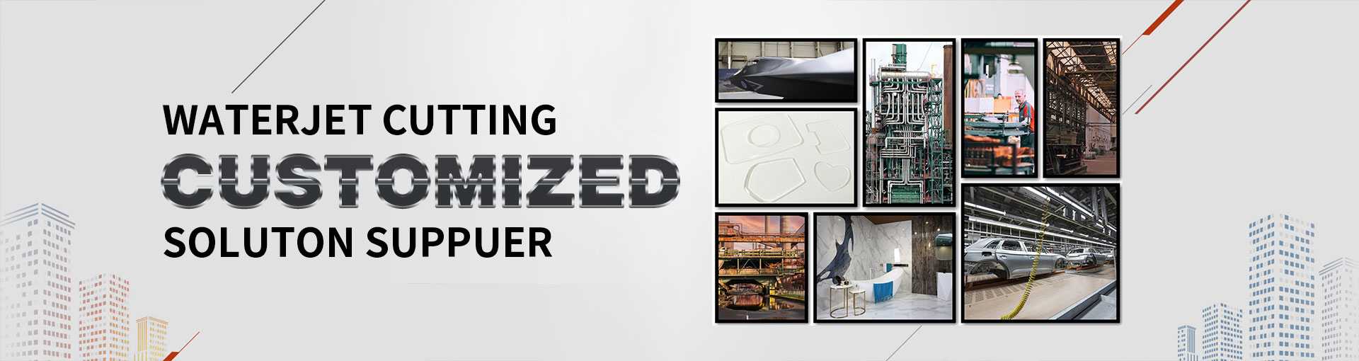 Su jeti kesme makinesi