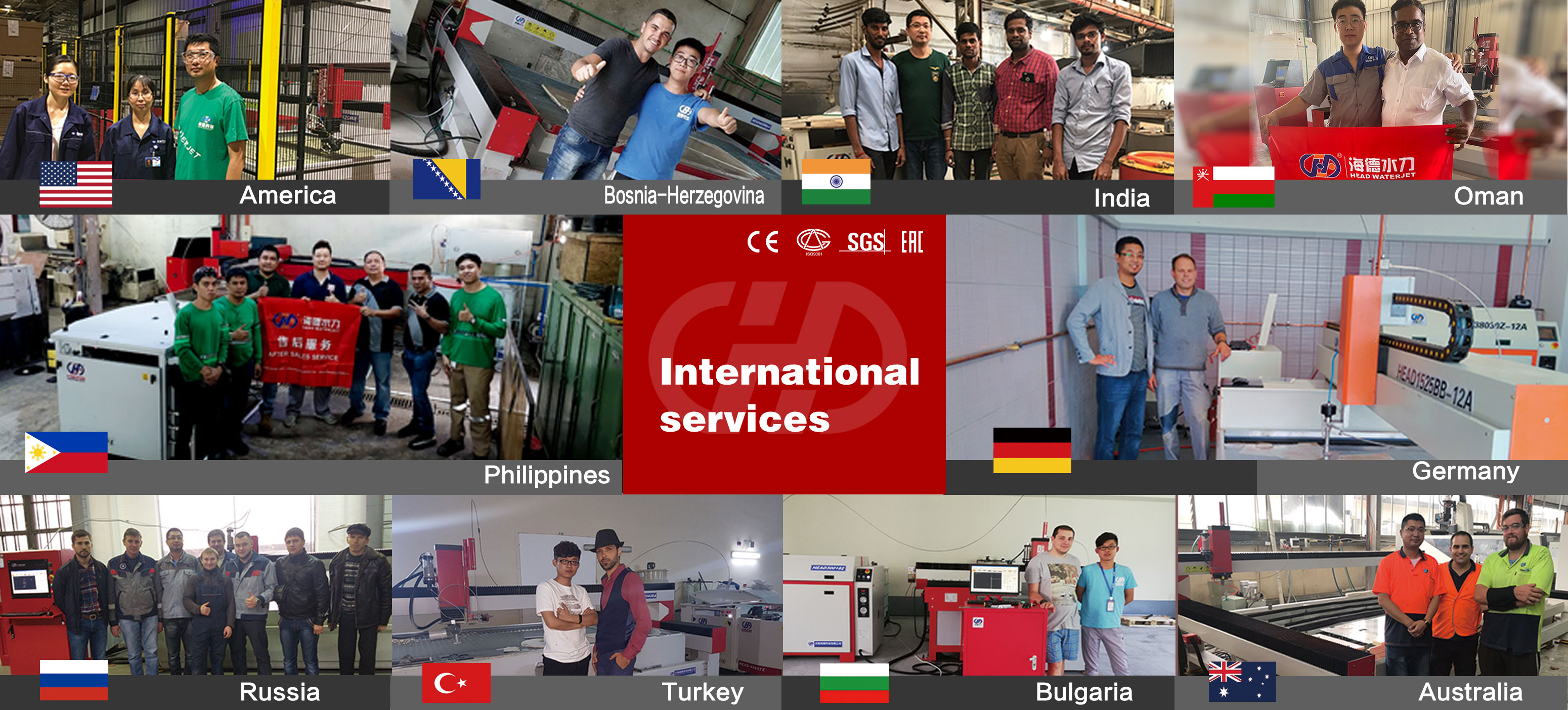 su jeti kesme makinesi