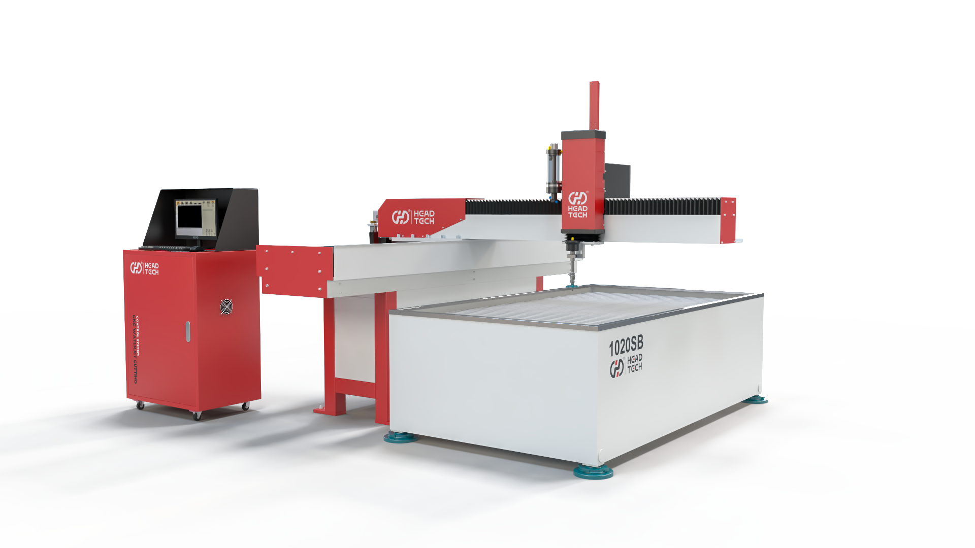 3 eksen 1000*2000mm küçük su jeti kesici