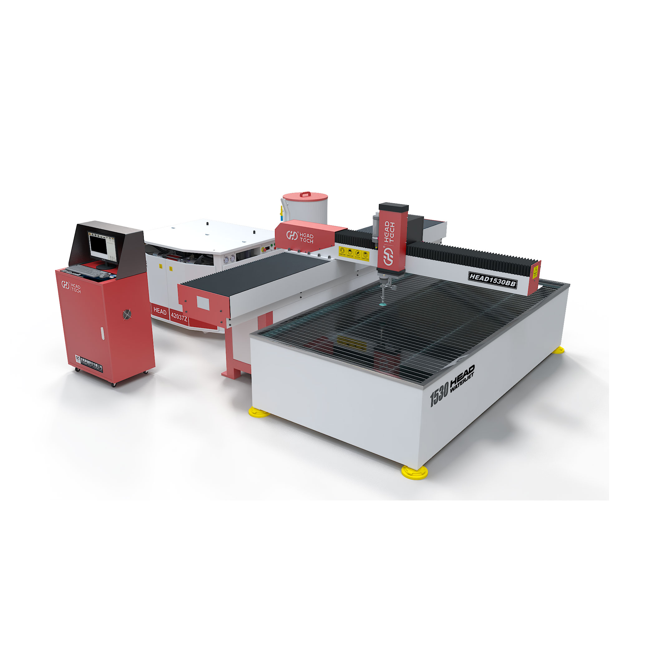 3 eksen1500*3000mm konsol su jeti kesme makinesi 