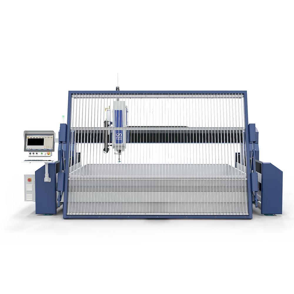 2025 Yeni Tasarım 3 Eksen Kafası 3000*2000mm Su Jeti Kesme Makinesi 