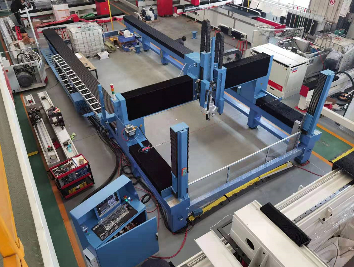 Özelleştirilmiş Büyük Gantry Waterjet Kesme Makinesi Fabrika İndirim Fiyatı