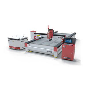 5 Eksen 2000*6000mm Gantry Tipi Su Jeti Kesme Makinesi 