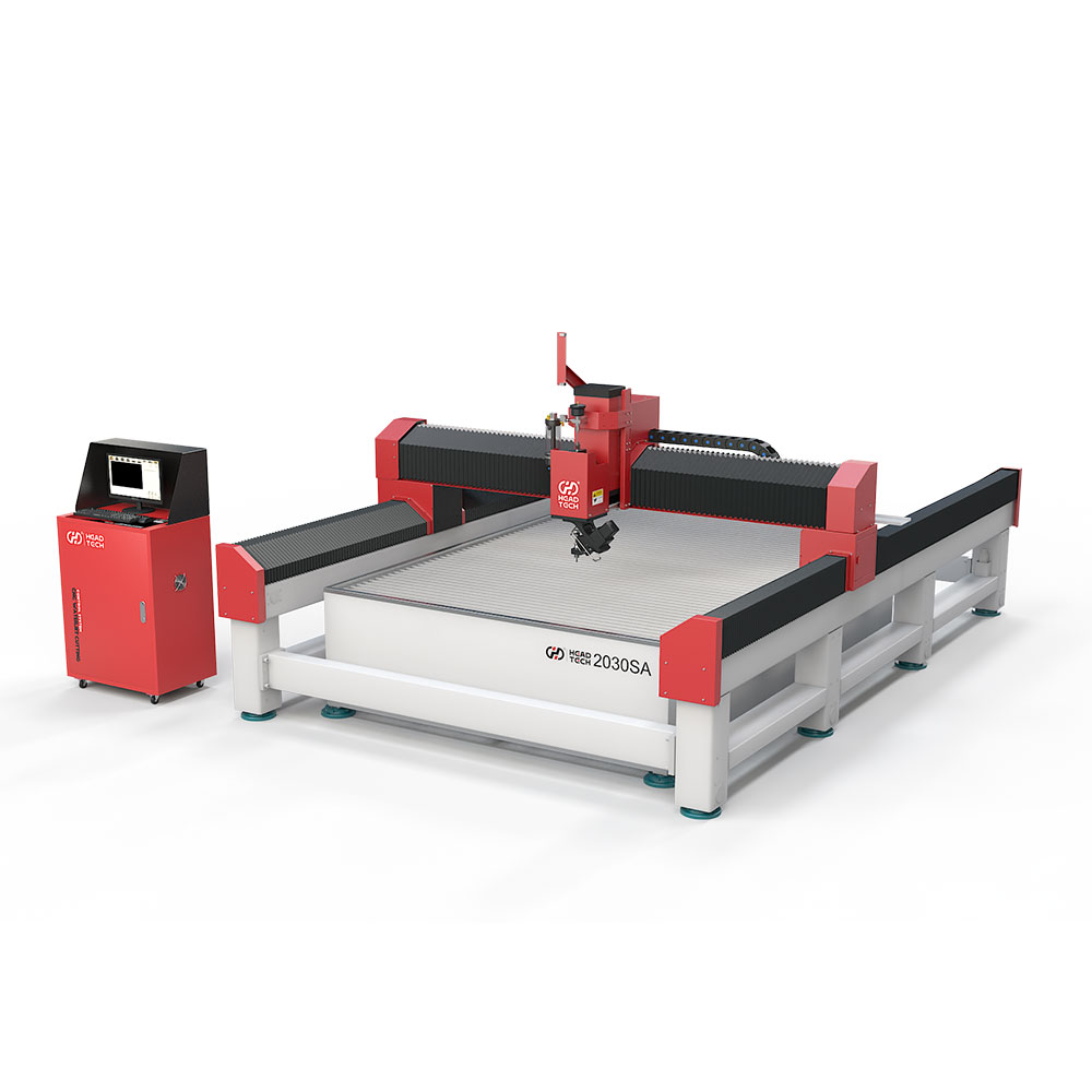2025 Yeni Ürün 5 Eksen Kafası 2000*3000mm WaterJet Kesme Makinesi Satılık